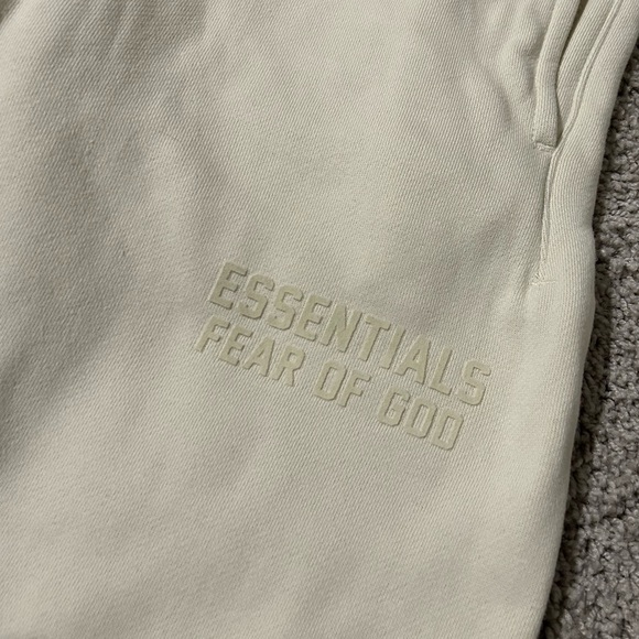 Essentials Cream Track Pants - Picture 4 of 8